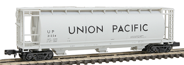 3-Bay Cylindrical Covered Hopper -- Union Pacific