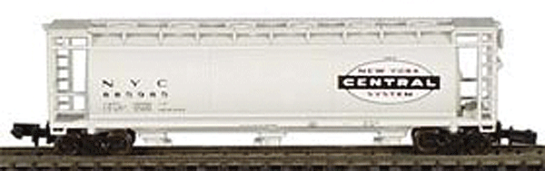 3-Bay Cylindrical Covered Hopper -- New York Central