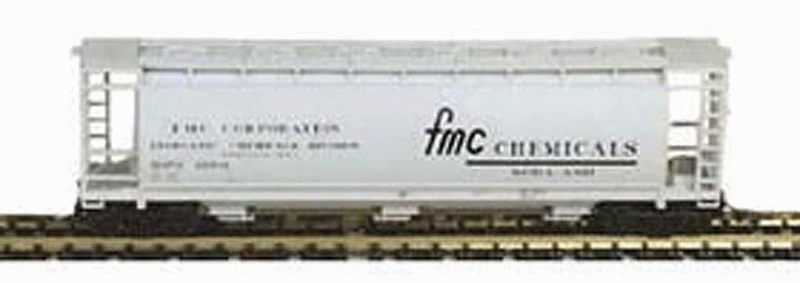3-Bay Cylindrical Covered Hopper -- FMC Chemical