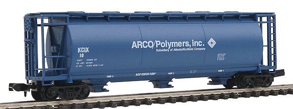 3-Bay Cylindrical Covered Hopper -- Arco/Poly