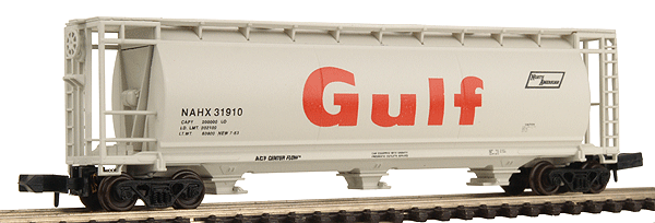 3-Bay Cylindrical Covered Hopper -- Gulf