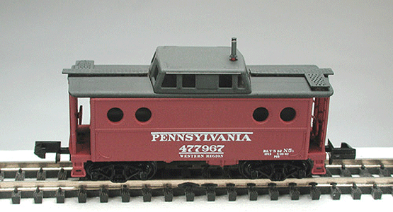 PRR Class N5C Steel Cabin Car (Caboose) - Assembled -- Pennsylvania (Original Lettering) "Western Region"