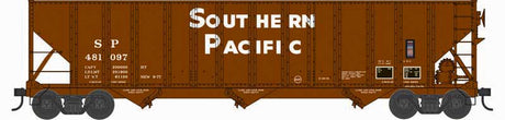 100-Ton 3-Bay Open Hopper with Coal Load - Ready to Run -- Southern Pacific #481140 (Boxcar Red, white, Sans Serif Lettering)