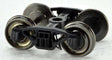 Bettendorf Style 70-Ton AAR Trucks with Metal Wheels -- 1 Pair