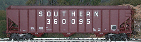 100-Ton Hopper Assembled w/Knuckle Couplers -- Southern #1