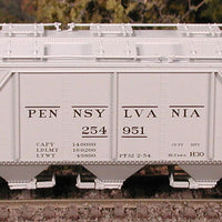 Pennsylvania Railroad Class H30 Covered Hopper - Ready to Run - Executive Line -- Pennsylvania Railroad #254953 (1954, gray, Circle Keystone)
