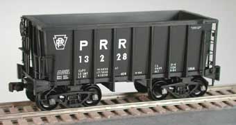 Class G-39a 70-Ton Ore Jenny with Friction-Bearing Trucks - Ready to Run -- Pennsylvania Railroad 13304 (black, Large PRR)
