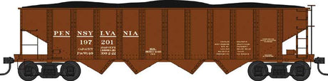 Class H21a 4-Bay Hopper - Ready to Run -- Pennsylvania Railroad 197296 (Tuscan, Early Lettering)