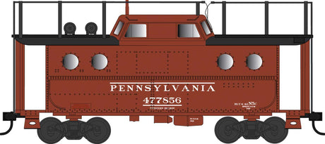 PRR Class N5C Steel Cabin Car (Caboose) - Ready to Run -- Pennsylvania Railroad 477856 (Early Western Region, Tuscan, Antenna)
