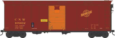 40' Single-Door Boxcar w/Roof Hatches - Ready to Run -- Chicago & North Western #108618 (Blt. 9-49