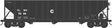 100-Ton 3-Bay Hopper - Ready to Run - Executive Line -- HLMX #10059 (Rblt. 5-88, black)
