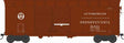 X31F Double-Door Turtle-Roof Boxcar w/Loader - Ready to Run -- Pennsylvania Railroad #81569 (Blt. 6-34 Repack 9-47, Tuscan, Circle Keystone