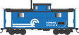 PRR Class N5 Steel Cabin Car (Caboose) - Ready to Run -- Conrail #19050 (Blt. 1-17 Rpkd 6-77, blue, black, white)