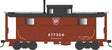PRR Class N5 Steel Cabin Car (Caboose) - Ready to Run -- Pennsylvania Railroad #477300 (Chesapeake, Blt.12-16 Rpkd 11-65, Plain Keyst