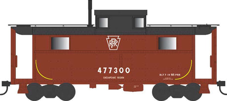 PRR Class N5 Steel Cabin Car (Caboose) - Ready to Run -- Pennsylvania Railroad #477300 (Chesapeake, Blt.12-16 Rpkd 11-65, Plain Keyst
