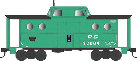 PRR Class N5C Steel Cabin Car (Caboose) - Ready to Run -- Penn Central #23002 (1968, Jade Green, white, black)