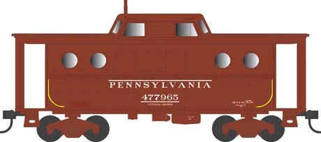 PRR Class N5C Steel Cabin Car (Caboose) - Ready to Run -- Pennsylvania Railroad #477965 (Early Central Region Rpkd 1951, Tuscan)