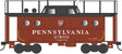 PRR Class N5C Steel Cabin Car (Caboose) - Ready to Run -- Pennsylvania Railroad #478013 (Trainphone, Pitt Region '55, Shadow Keystone)