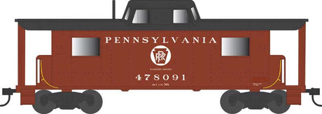 PRR Class N8 Steel Center-Cupola Cabin Car (Caboose) - Ready to Run -- Pennsylvania Railroad #478094 (Tuscan, white, Circle Keystone, Eastern Regio