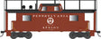 PRR Class N8 Steel Center-Cupola Cabin Car (Caboose) - Ready to Run -- Pennsylvania Railroad #478103 (Trainphone, Tuscan, Circle Keystone Central)