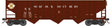 70-Ton 14-Panel 3-Bay Hopper - Ready to Run -- Original Norfolk Southern #8202 (Boxcar Red, yellow, white)