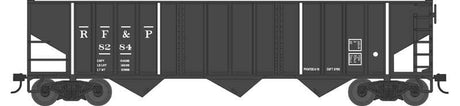 70-Ton 14-Panel 3-Bay Hopper - Ready to Run -- Richmond, Fredericksburg & Potomac #8296 (black, white)