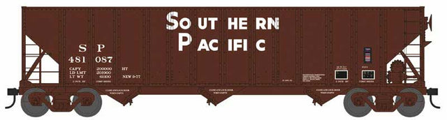 100-Ton 3-Bay Hopper - Ready to Run -- Southern Pacific #481145 (Class H-100-34, Boxcar Red, Sans Serif Lettering)