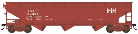 70-Ton Offset 3-Bay Hopper - Ready to Run -- Bessemer & Lake Erie #62033 (Boxcar Red)
