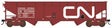 70-Ton Offset 3-Bay Hopper - Ready to Run -- Canadian National #323016 (Boxcar Red, Large Noodle Logo)