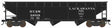 70-Ton Offset 3-Bay Hopper - Ready to Run -- Delaware, Lackawanna & Western #84013 (black, Small Anthracite Logo)