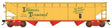 70-Ton Offset 3-Bay Hopper - Ready to Run -- Illinois Terminal #4784 (yellow, red, green)