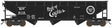 70-Ton Offset 3-Bay Hopper - Ready to Run -- Missouri Pacific #61112 (black, Eagles Slogan)