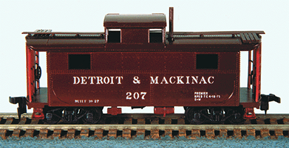 N-5 All-Steel Caboose (Cabin Car) - Kit -- Detroit & Mackinac (Tuscan)