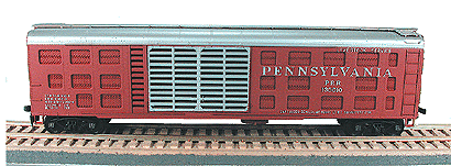 50' K-9 Stock Car - Kit -- Pennsylvania 'Livestock' (silver roof)