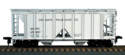 70-Ton 2-Bay Open-Side Covered Hopper - Kit -- Colgate Palmolive