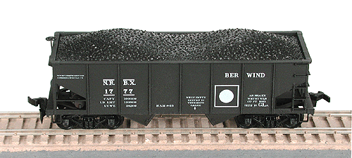 Pennsylvania Railroad Class GLa 2-Bay Open Hopper - Kit (Plastic) -- Berwind, NRBX