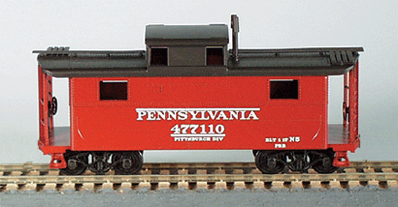 N-5 All-Steel Caboose (Cabin Car) - Kit -- Pennsylvania #477114 (Pittsburgh Region, built 1/17)