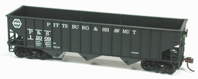 70-Ton 14-Panel Triple Hopper Kit -- Pittsburgh & Shawmut #12031, Built 11/62