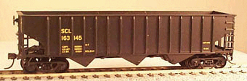 70-Ton 14-Panel Triple Hopper Kit -- Seaboard Coast Line #163143, Reblt 12/81