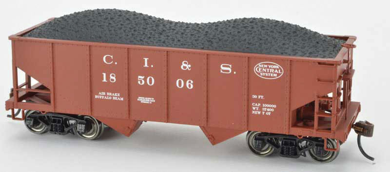 PRR Class GLa 2-Bay Open Hopper - Kit -- Chicago, Indiana & Southern CI&S #185008 (Boxcar Red, NYC Lines Logo)