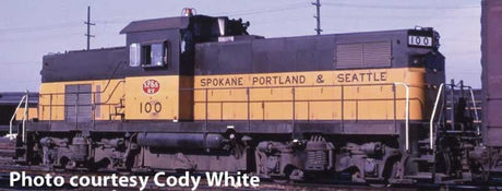 Alco C415 - Standard DC -- Spokane, Portland & Seattle #101 (yellow, Pullman Green)