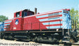 Alco C415 - Standard DC -- Burlington Junction #702 (maroon, blue)