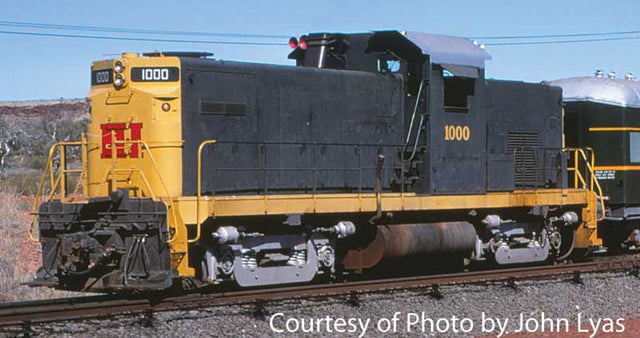 Alco C415 - LokSound & DCC -- Hammersley Iron #1000 (Pullman Green, yellow, red)