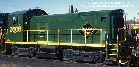 EMD SW1001 - Standard DC -- Reading #2621 (As-Built, dark green, yellow, black)