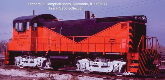 EMD SW1001 - Sound and DCC -- ARMCO #E-161 (As-Built, orange, black)