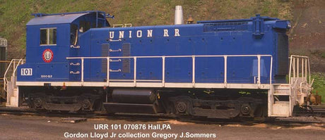EMD SW1001 - Sound and DCC -- Union RR #101 (As-Built, blue, white)