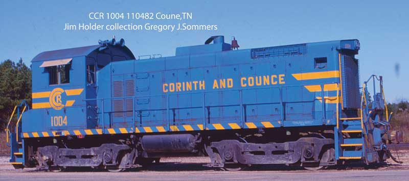 EMD SW1001 - Sound and DCC -- Corinth & Counce #1005 (blue, yellow)