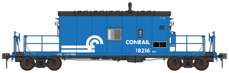 N9 Transfer Caboose with Flashing Marker - Ready to Run -- Conrail #18243 (blue, white, black)