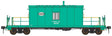 N9 Transfer Caboose - Ready to Run -- Pittsburgh & Lake Erie #565 (Jade Green, white, NYC Cigar Band Logo)