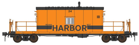N9 Transfer Caboose - Ready to Run -- Indiana Harbor Belt #17 (1980s, orange, black)